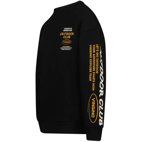 Vingino sweater met backprint - zwart Backprint, foto 2