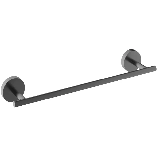 Hotbath Handdoekstang Hotbath Archie 34 CM Geborsteld Gunmetal PVD