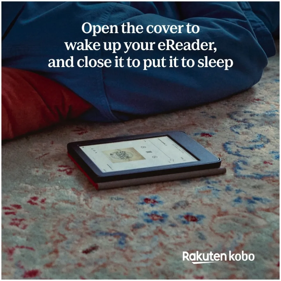 Kobo Clara BW & Colour sleepcover rood, foto 4