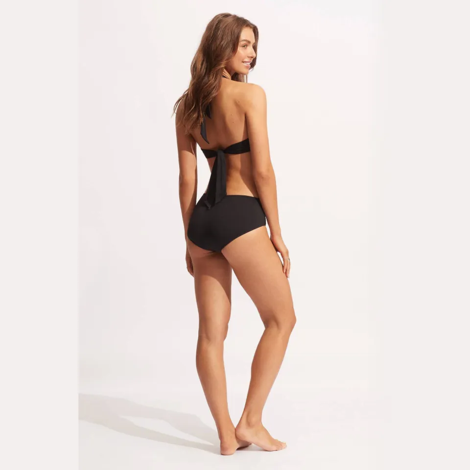 Seafolly Collective voorgevormde push-up bikinitop zwart, foto 6