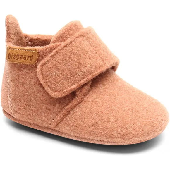 Bisgaard Baby's Wool - Pantoffels, roze