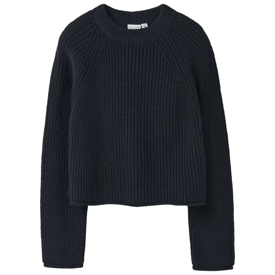 NAME IT KIDS gebreide trui donkerblauw, foto 2