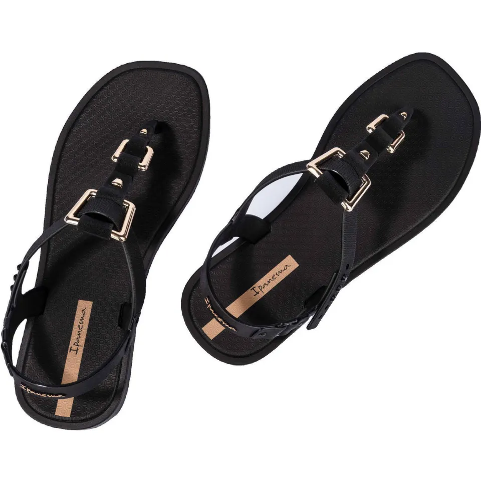 Ipanema sandalen zwart/goud, foto 5