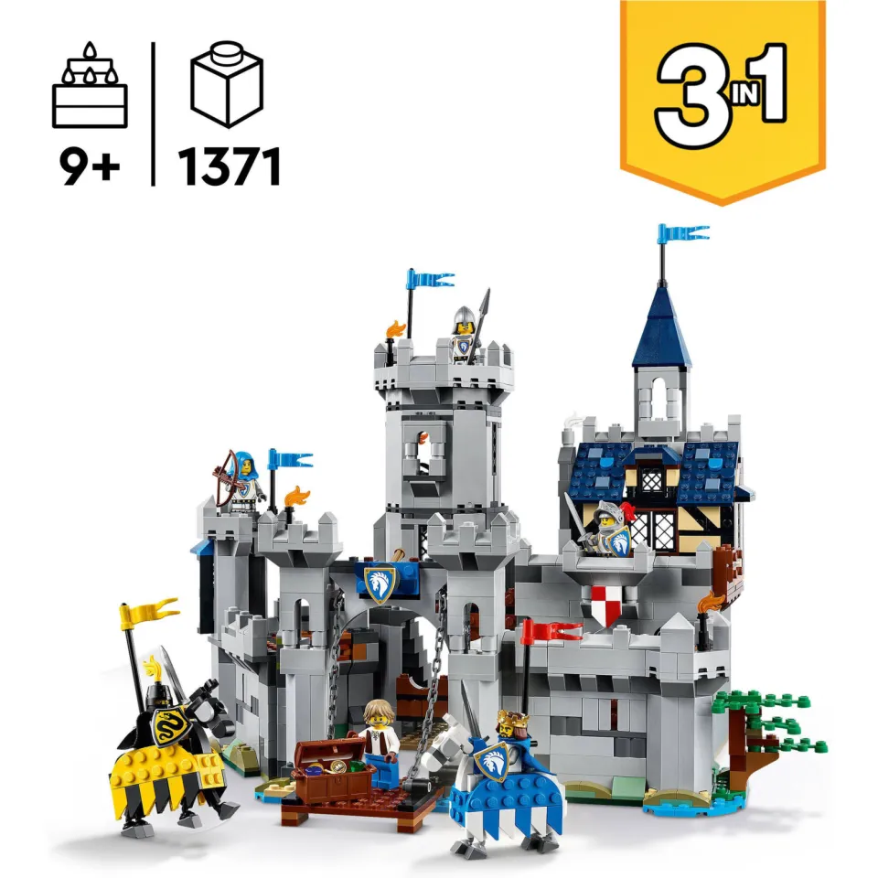 Lego Creator LEGO Iconic Middeleeuws kasteel met ridders te paard 31168