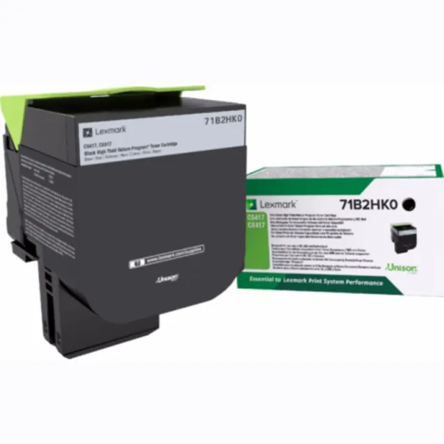 Lexmark 71B2HK0 Toner Zwart Hoge capaciteit