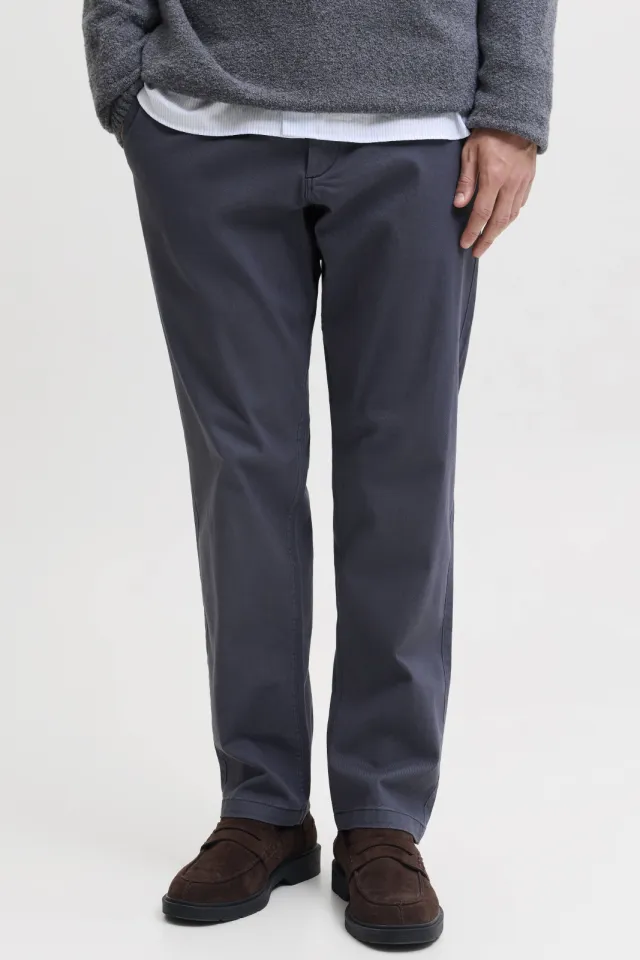 Jack & Jones JPSTKANE DAVE relaxed fit chino donkergrijs navy blazer, foto 4