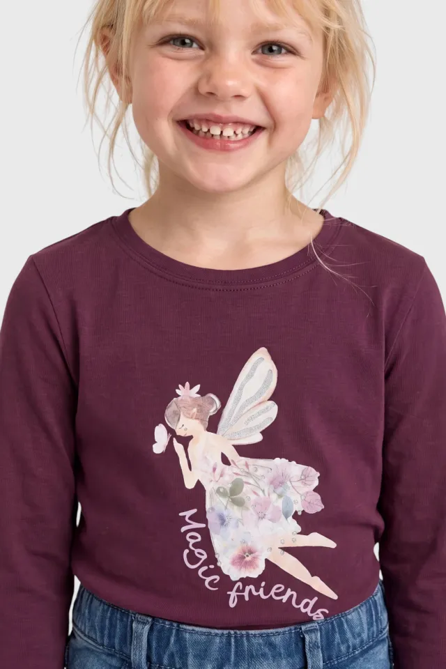 S.Oliver longsleeve met print paars, foto 5