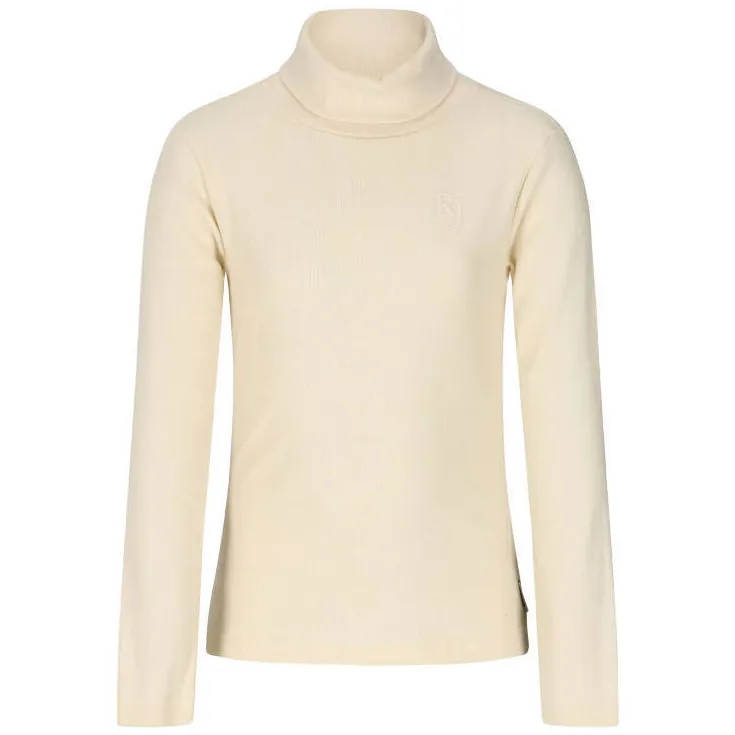 Retour Jeans top met col lichtbeige, foto 2