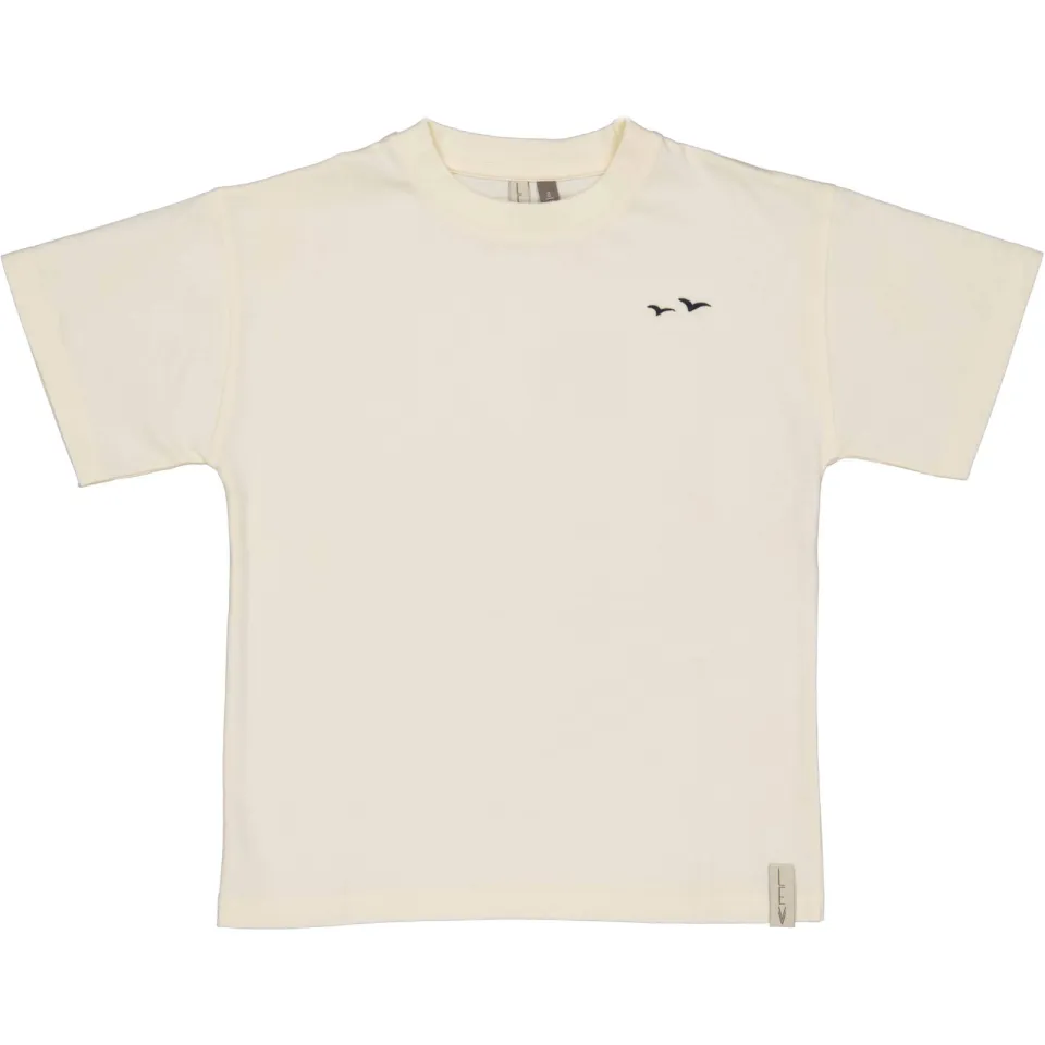 Levv Little t-shirt met backprint ecru, foto 3