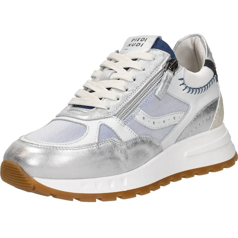 Piedi Nudi Kira lage sneaker zilver, foto 3