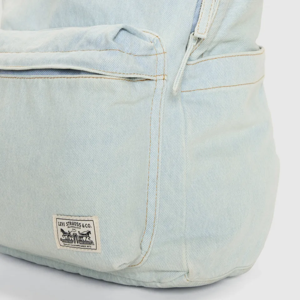 Levi's Remi denim rugzak lichtblauw, foto 5