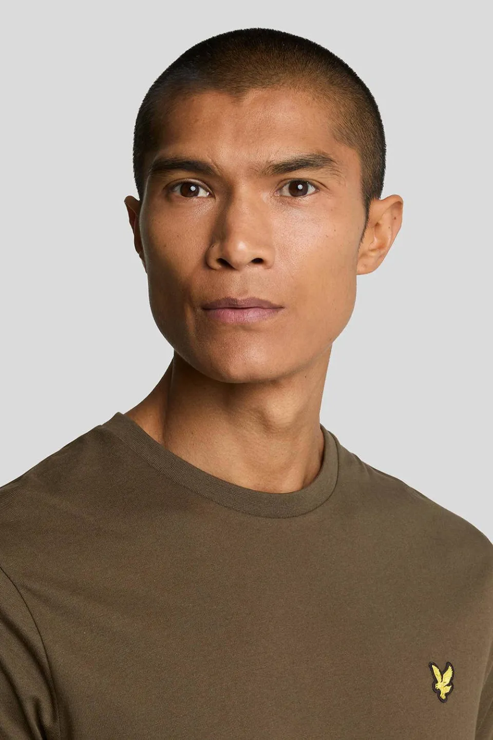 Lyle & Scott Regular fit T-shirt olive, foto 4