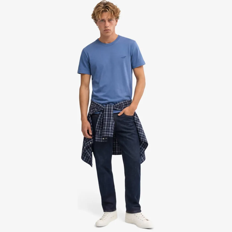 Superdry slim fit gemêleerd T-shirt - blauw, foto 4