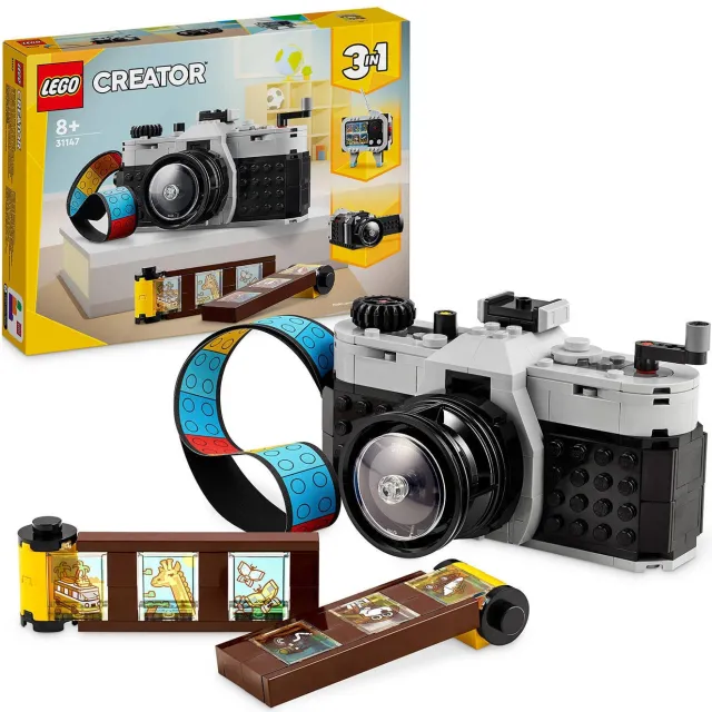 Lego Creator 3-in-1 Retro fotocamera Set met Modellen van Speelgoed Tv en Videocamera 31147, foto 2