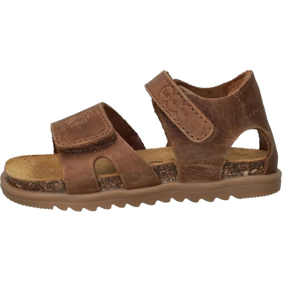 Develab 48509 sandalen bruin, foto 5