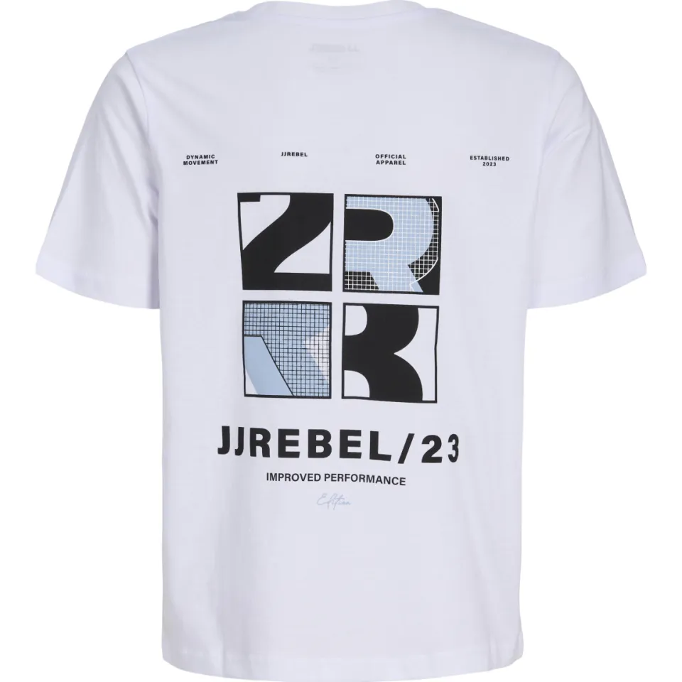 JJ Rebel JUNIOR T-shirt met backprint wit, foto 3