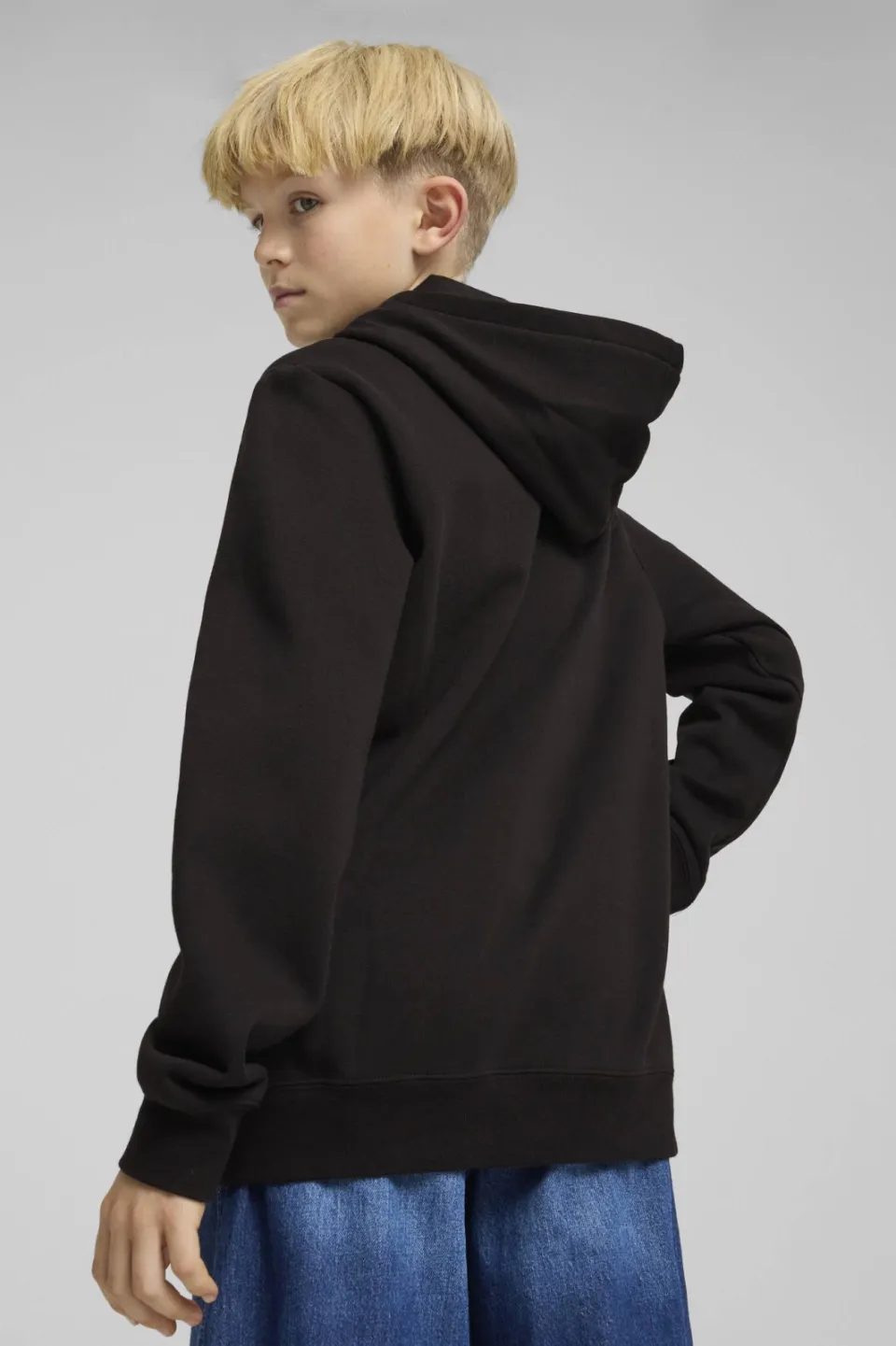 Puma hoodie Ess No. 1 zwart, foto 4