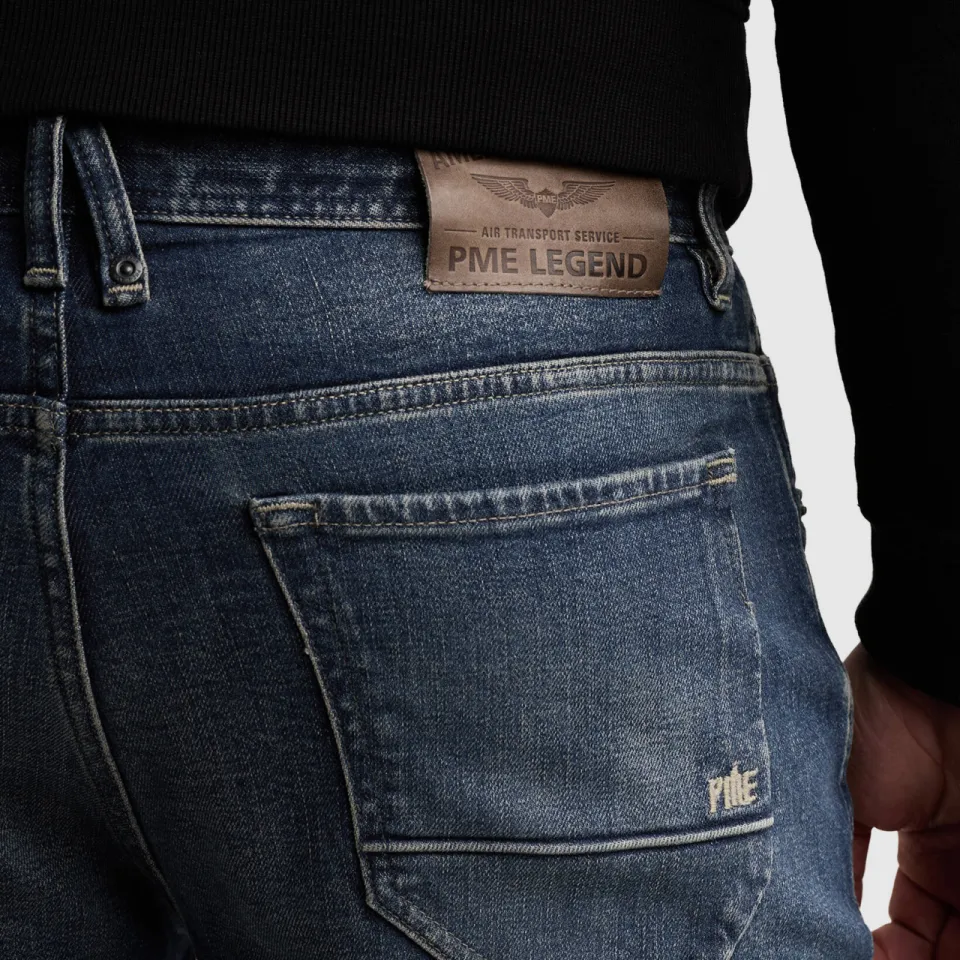 PME Legend WINGLOAD relaxed fit straight leg jeans - true dark indigo, foto 5