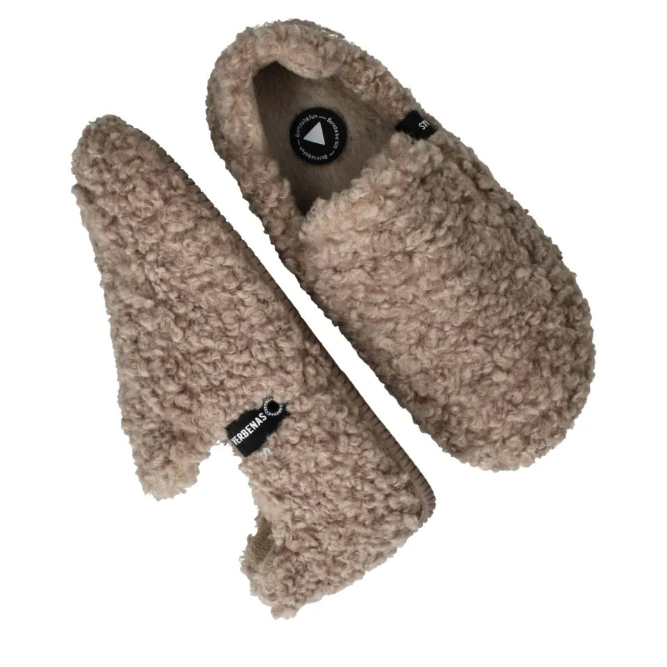 Verbenas Yuk Pantoffels Dames Taupe, foto 7