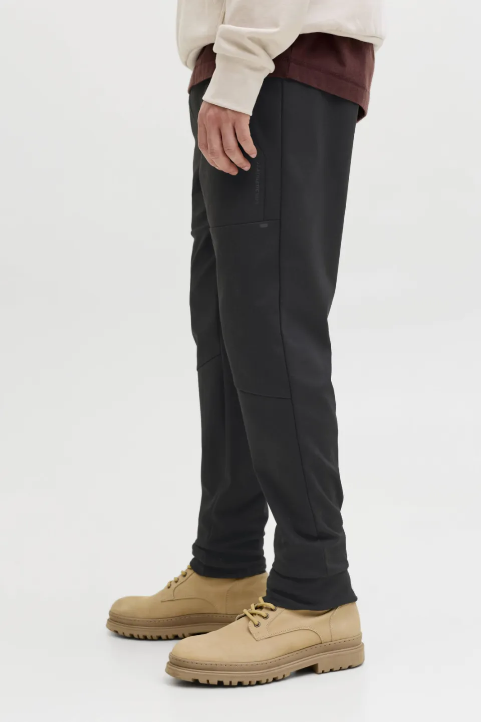 Jack & Jones PANTS STUDIO JPSTGORDON regular joggingbroek zwart, foto 3