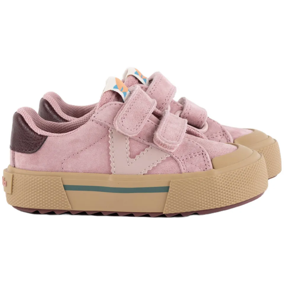 Victoria leren sneakers - lichtroze, foto 4