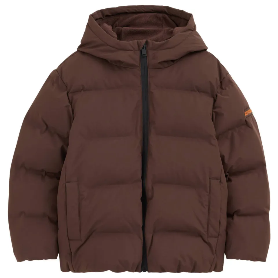 WE Fashion gewatteerde winterjas bruin, foto 3