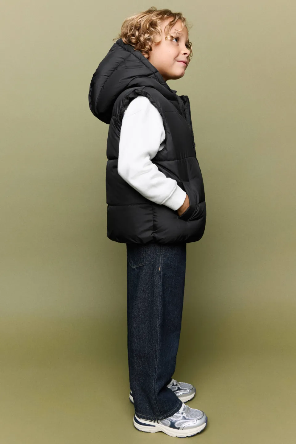 Mango bodywarmer zwart, foto 4