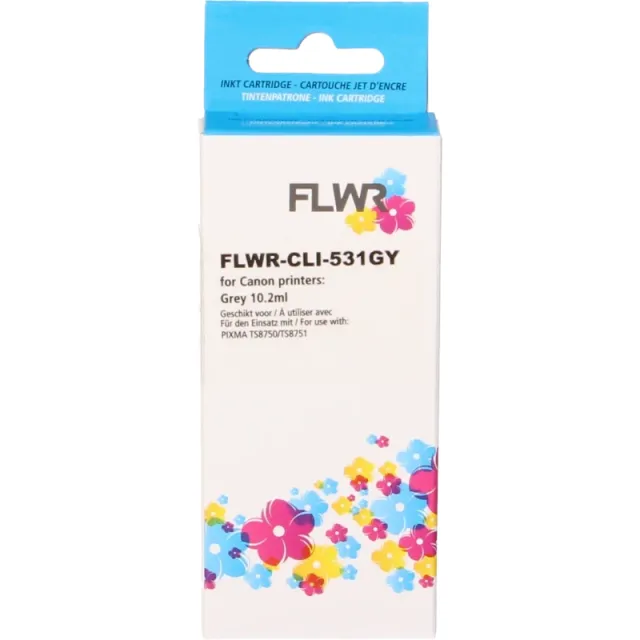 FLWR Canon CLI-531GY grijs (Huismerk (compatible))