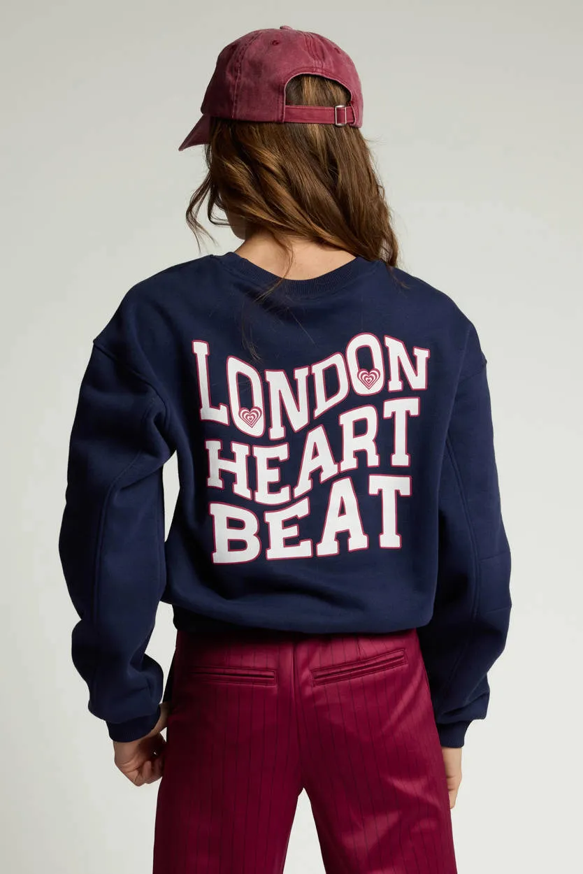 LOOXS 10sixteen rechtvallende sweater met backprint - donkerblauw, foto 6