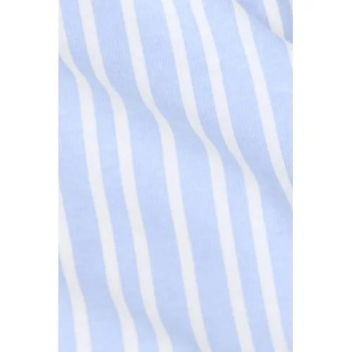 Mango Kids gestreepte pyjama lichtblauw/wit, foto 3