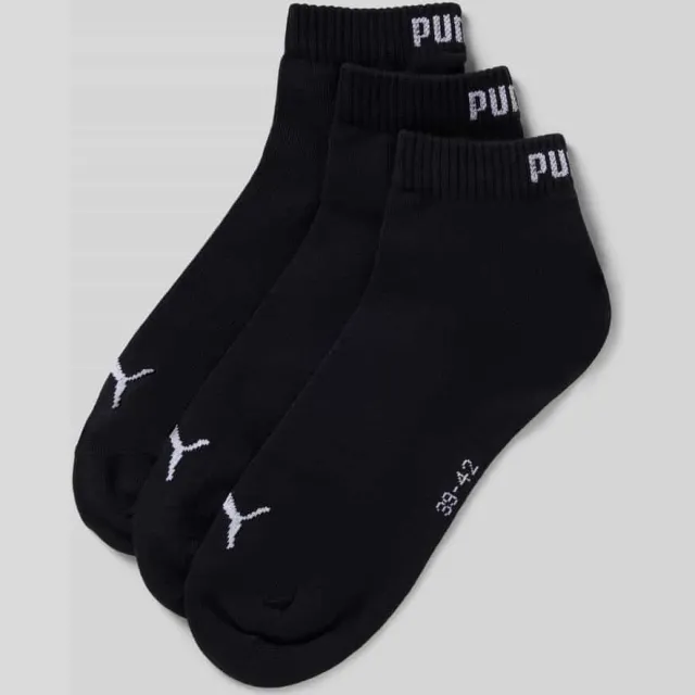 Puma sneakersokken - zwart (set van 3), foto 2
