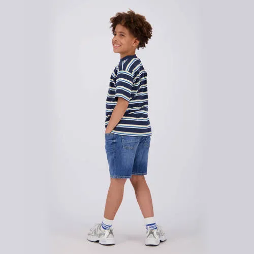 Vingino Haru gestreept T-shirt donkerblauw donkerblauw/multicolor, foto 3
