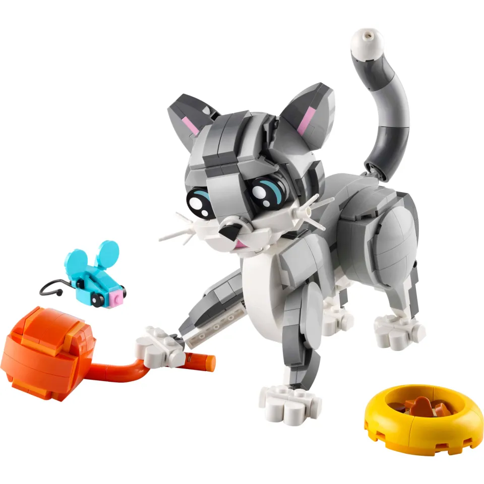 Lego Creator 3in1 Speelse kat dierenspeelset 31163, foto 2