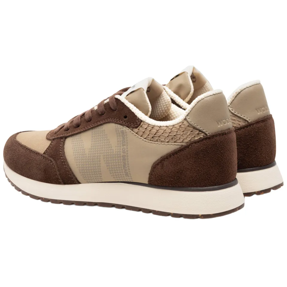 Woden Ronja leren sneakers bruin, foto 2