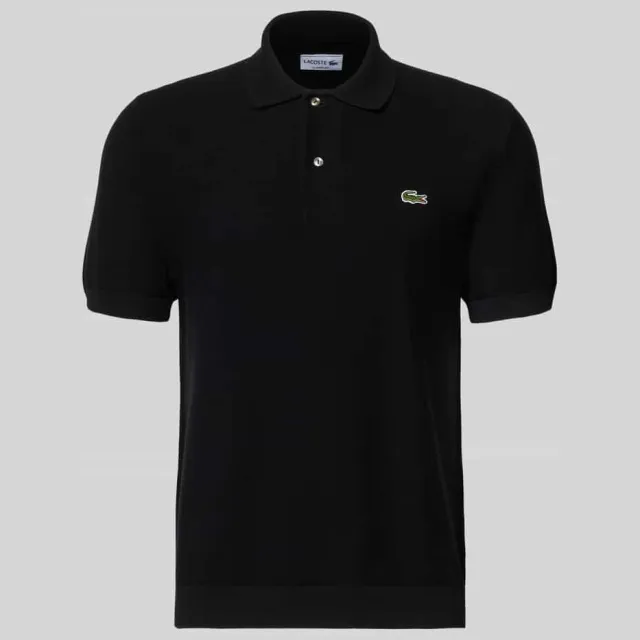 Lacoste Regular Fit poloshirt van puur katoen zwart, foto 2