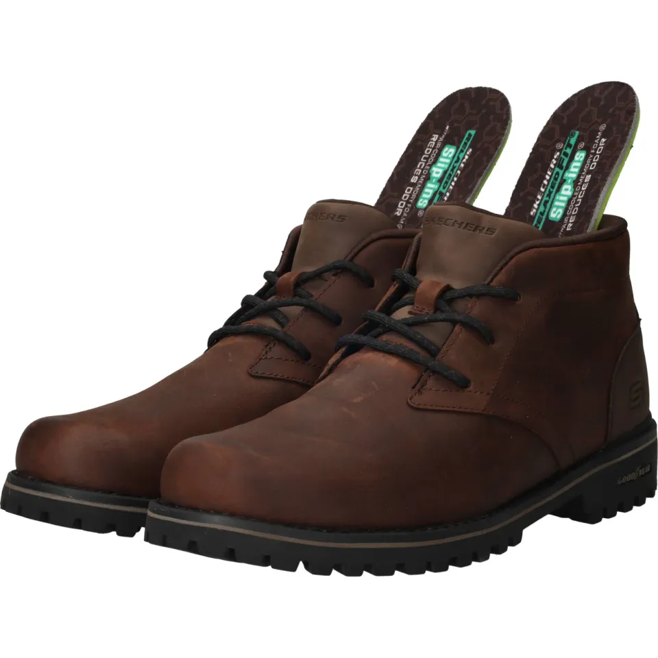 Skechers Slip-Ins Quintero Damien boots bruin, foto 8