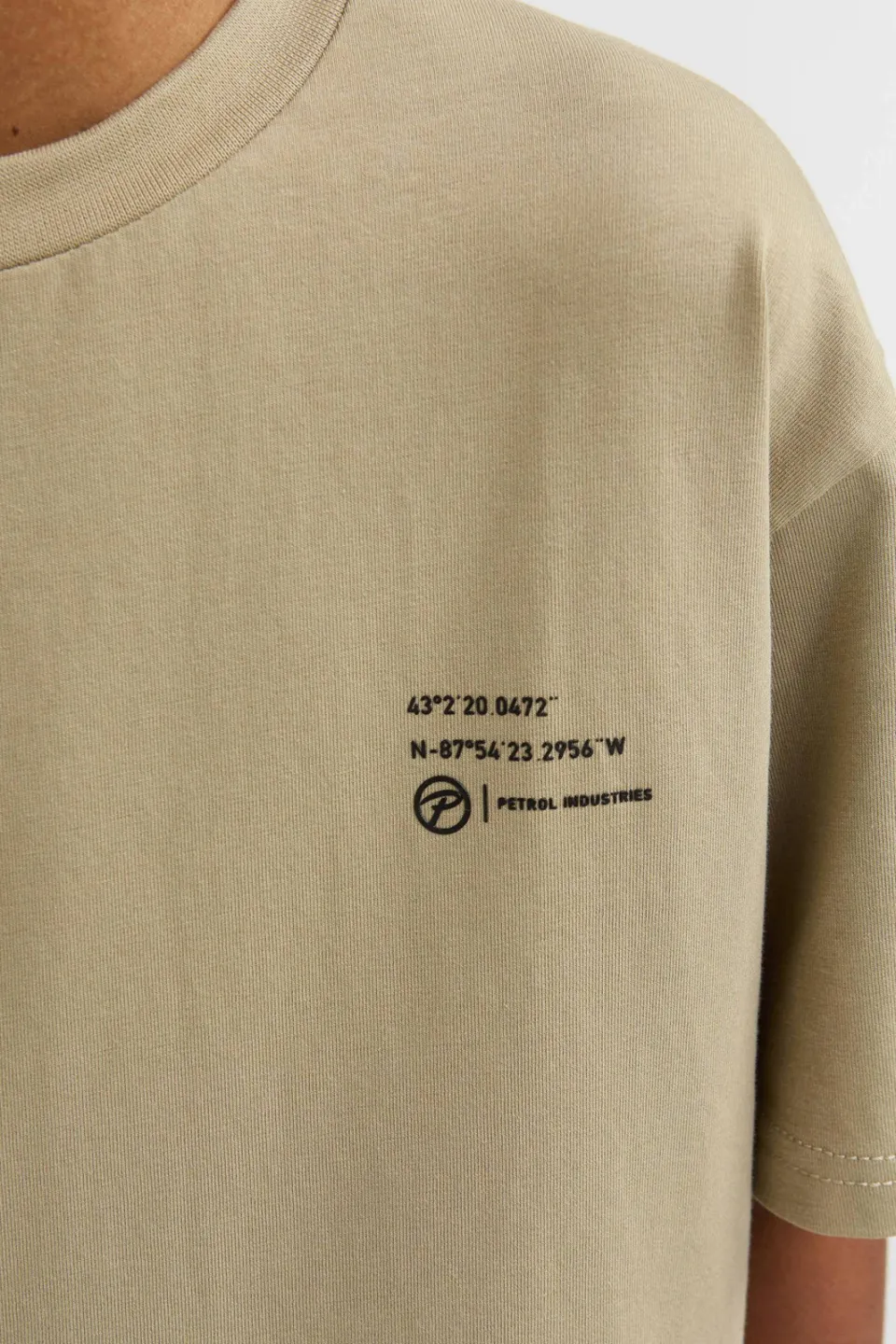 Petrol Industries t-shirt met backprint zand, foto 7