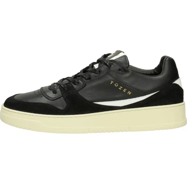 Tozen Retoro lage sneaker zwart