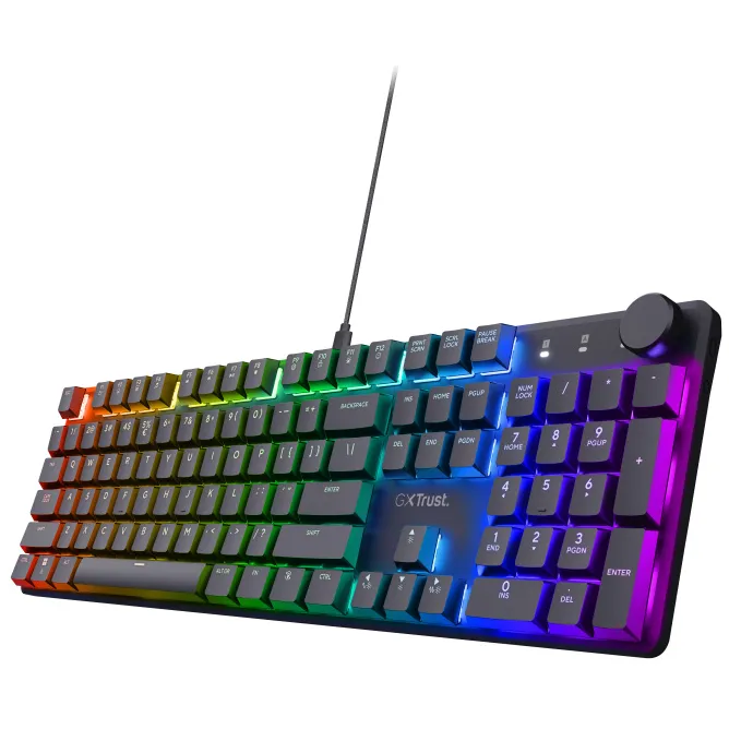 Trust GXT 866 Torix mechanisch gaming toetsenbord zwart