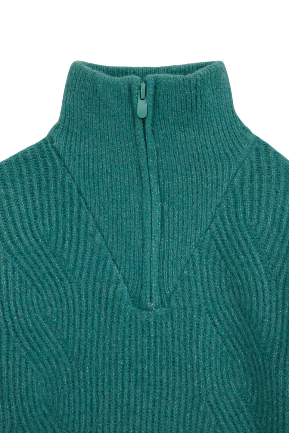 WE Fashion gebreide trui met wol - groen, foto 4