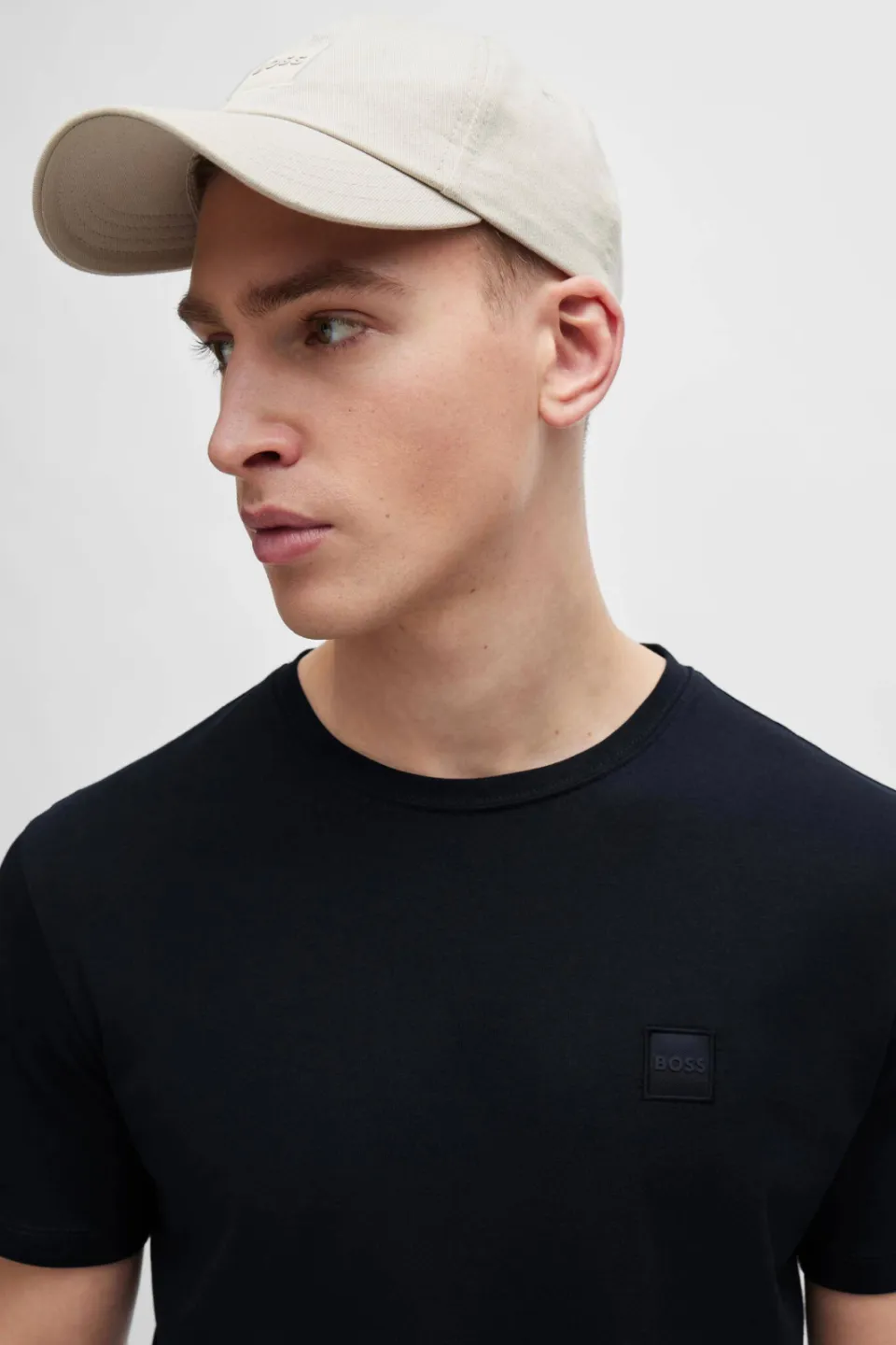 Boss regular T-shirt donkerblauw, foto 4