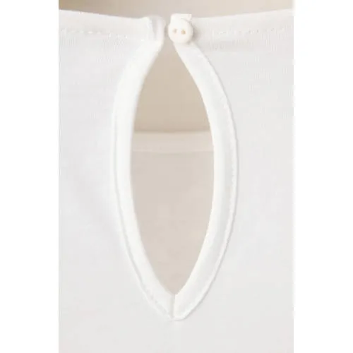 Mango Kids blousetop met ruches wit, foto 5