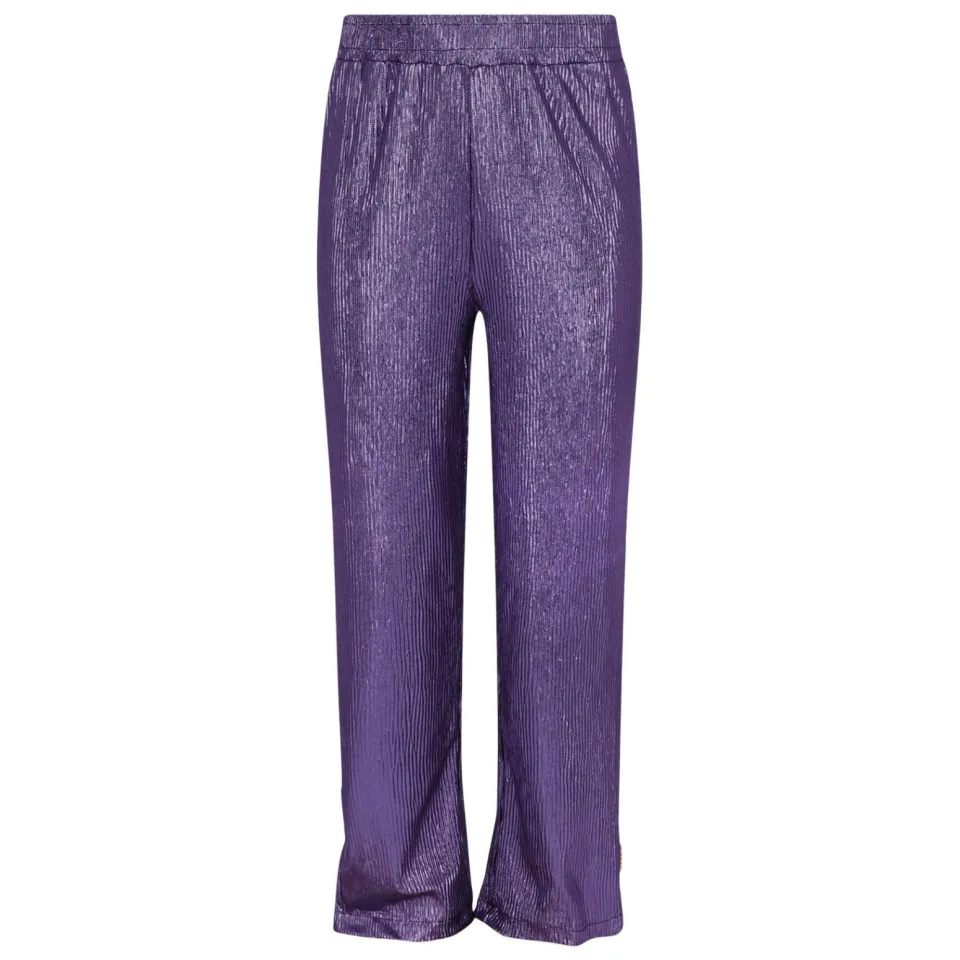 B.Nosy wide leg casual broek paars, foto 2