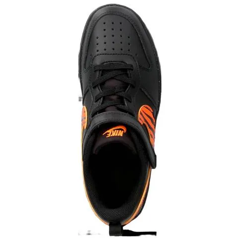 Nike Court Borough Low sneakers - zwart/oranje, foto 3
