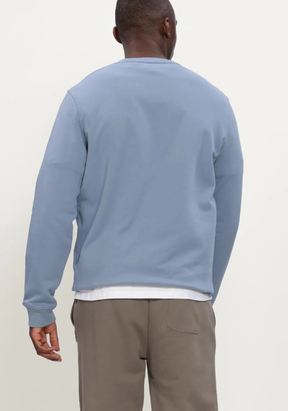 Lyle & Scott Heren Truien & Vesten Crew Neck Sweatshirt - Lichtblauw, foto 3