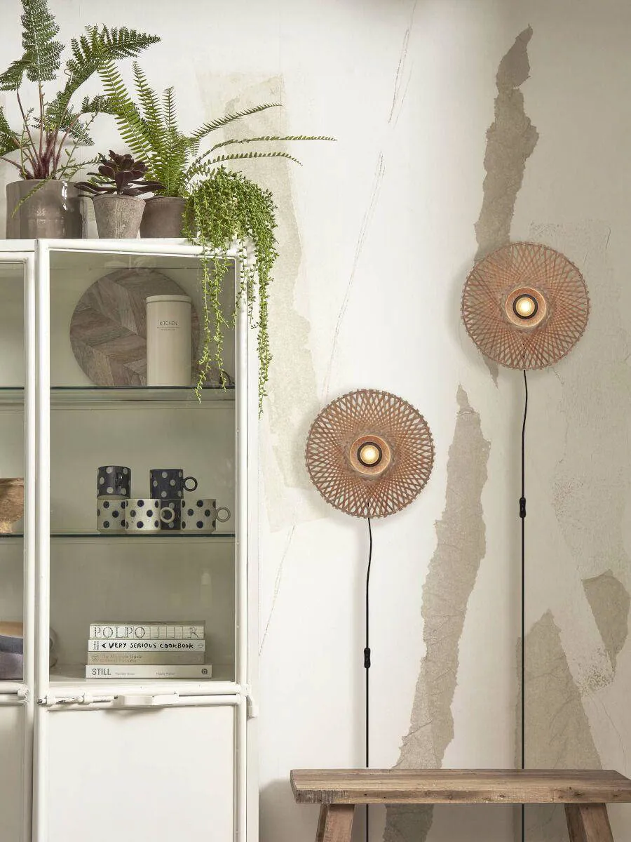 Good&Mojo wandlamp Kalimantan XS bamboe naturel, foto 7