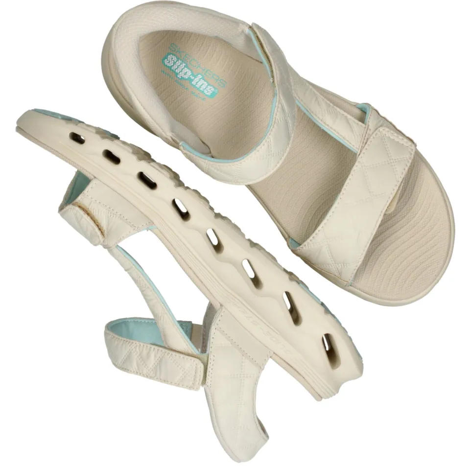 Skechers Go Walk Glide-Step 2.0 sandaal beige, foto 8