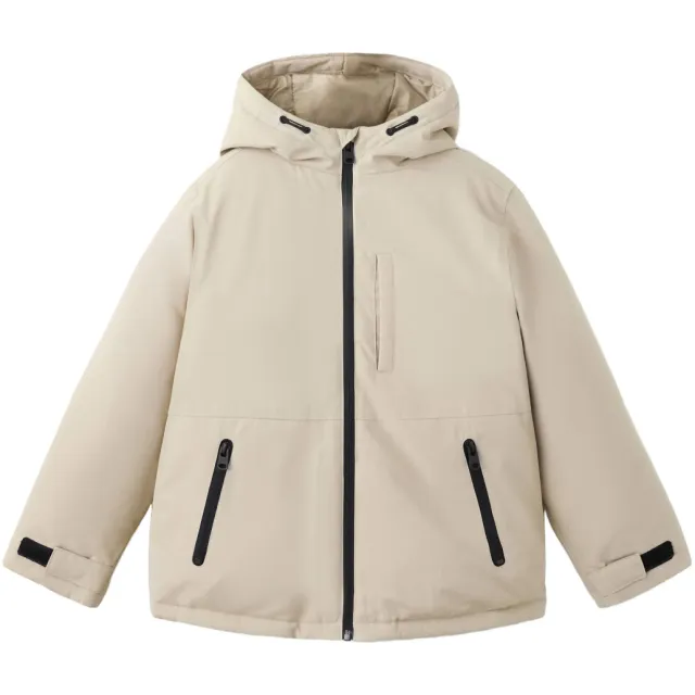 Mango gewatteerde winterjas lichtbeige