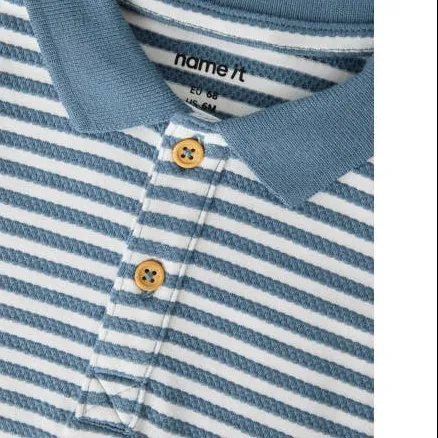 NAME IT gestreepte longsleeve blauw/wit, foto 4
