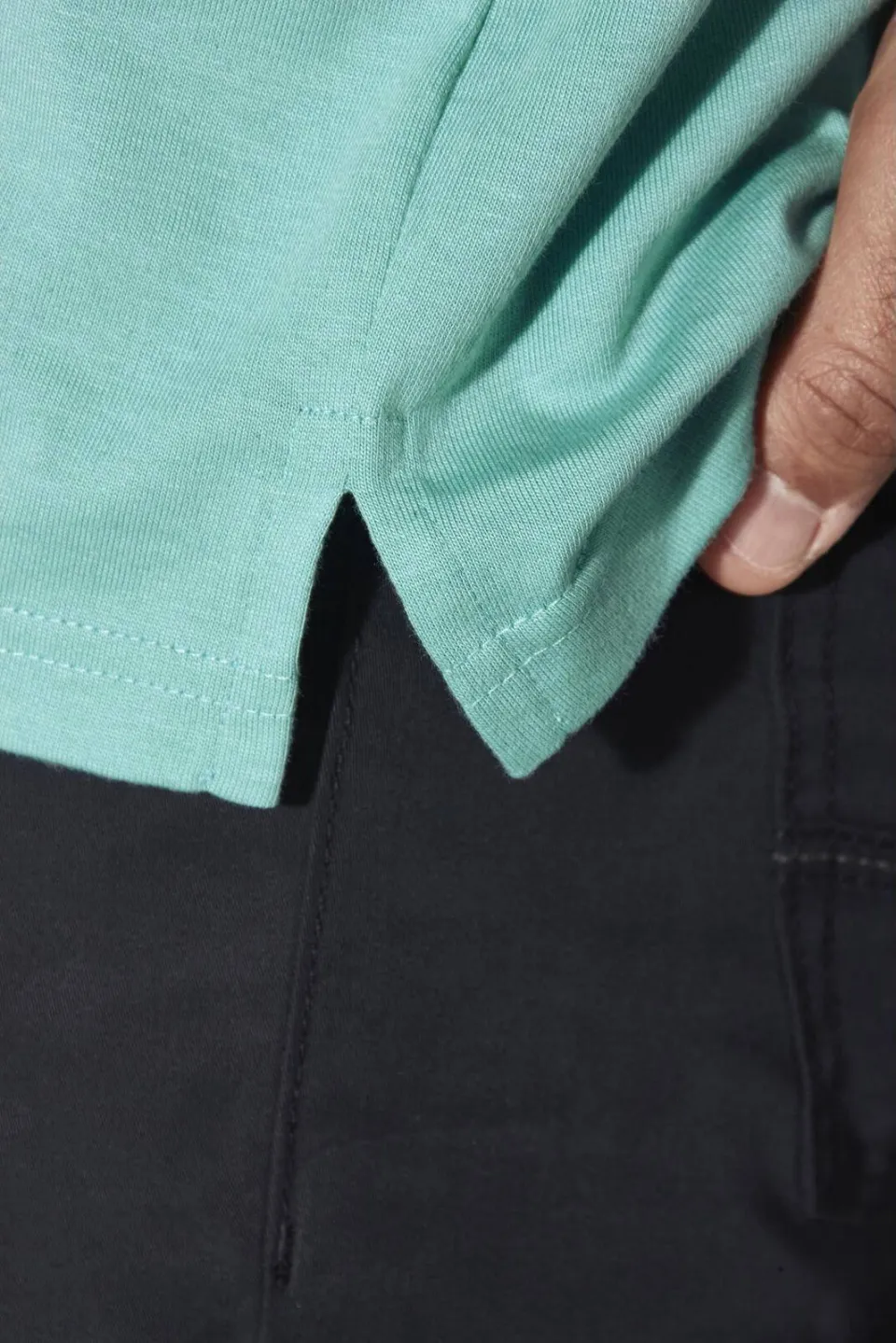 Jan Vanderstorm polo Plus Size SNORSE turquoise, foto 7